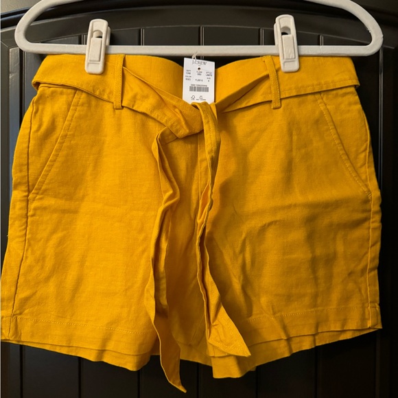 J. Crew Factory Tie-waist Short In Linen-cotton - Picture 2 of 2